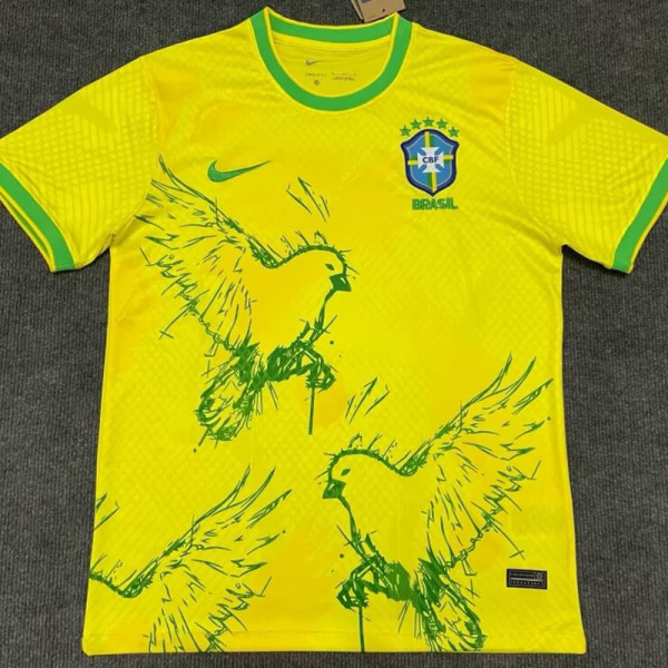 22-23 Brazil Yellow Bird Special Edition Fans Soccer Jersey