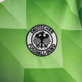 1988 Germany Away Green Retro Soccer Jersey