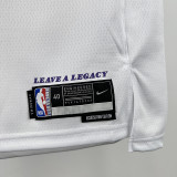 22/23 Lakers Russell Westbrook # 0 White Top Quality Hot Pressing NBA Jersey(圆领）