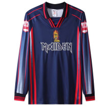 1998 West Ham Iron Maiden Long Sleeve Retro Soccer Jersey (铁娘子长袖)
