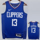 22/23 Clippers GEORGE #13 Blue Top Quality Hot Pressing NBA Jersey