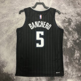 22/23 Magic BANCHERO #5 Black Top Quality Hot Pressing NBA Jersey