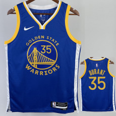 22/23 WARRIORS DURANT #35 Blue Top Quality Hot Pressing NBA Jersey (V领)