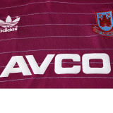 1986 West Ha Home Retro Soccer Jersey