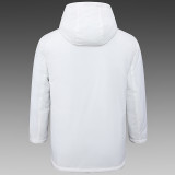 24/25 Marseille White Hooded Cotton Coat G246橙色队标