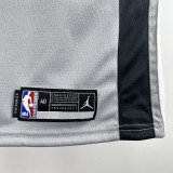20/21 Sa Spurs LEONARD #2 Grey Flying Man Edition Top Quality Hot Pressing NBA Jersey(飞人）