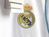 2017/2018 RMA Home Long Sleeve  Retro Player Version Soccer Jersey(球员)