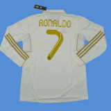 2011/2012 RMA Home Long Sleeve Retro Soccer Jersey (长袖)