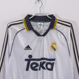 1998/2000 RMA Home Long Sleeve Retro Soccer Jersey (长袖)