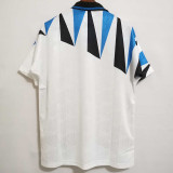 1991/1992 INT Away White Retro Soccer Jersey