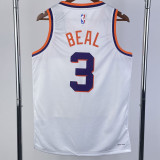 23/24 SUNS BEAL #3 White Top Quality Hot Pressing NBA Jersey