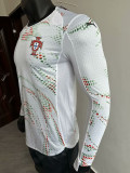 25-26 Portugal Away Long Sleeve Player Version Soccer Jersey