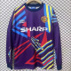1992/1993 Man Utd Purple Goalkeeper Long Sleeve Retro Soccer Jersey