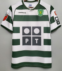 2001/2002 Sporting Lisbon Home Retro Soccer Jersey