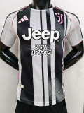 25/26 JUV Home  Player Version Soccer Jersey（带胸前广告 ）