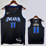 23/24 Dallas Mavericks IRVING #11 Black City Edition Top Quality Hot Pressing NBA Jersey(V领)