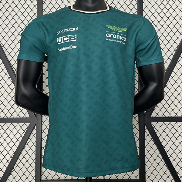 2024 F1 Aston Martin Green Racing Suit(圆领)