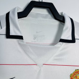 2003/2005 Man Utd Away Long Sleeve Retro Soccer Jersey