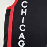 23/24 BULLS PIPPPEN #33 Black City Edition Top Quality Hot Pressing NBA Jersey