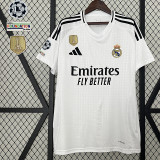 24/25 RMA  Home 1:1  Fans Soccer Jersey