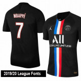 2019/2020 PSG  Jordan Black Retro Soccer Jersey