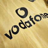 2001/2002 Man Utd 100th Centenary Gold Black Retro Soccer Jersey