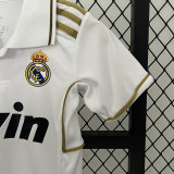 2011/2012 RMA Home Retro Kids Soccer Jersey