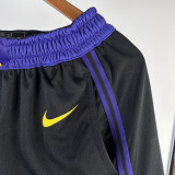 23/24 LAKERS Black City Edition Top Quality NBA Pants