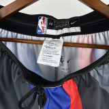 23/24 NETS Black City Edition Top Quality NBA Pants (涂鸦)