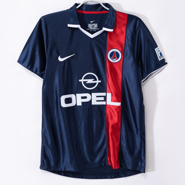 2001/2002 PSG Paris Home Retro Soccer Jersey