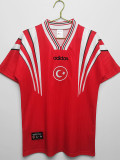 1996 Turkey Home Retro Soccer Jersey