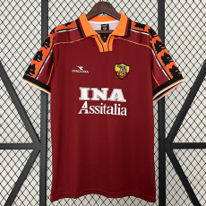 1998/1999 Roma Home Retro Soccer Jersey