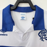 1994 Rangers White Special Edition Retro Soccer Jersey