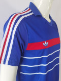 1982-1984 France Home Retro Soccer Jersey