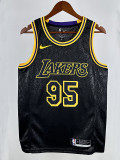 Lakers ANDERSON # 95 Snake's Skin Black Top Quality Hot Pressing NBA Jersey(Honor Edition)荣耀版