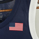 2024 Olympic Game USA TATUM # 10 Blue Basketball Jersey