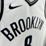 22/23 Nets CUI YONGXI #8 White Top Quality Hot Pressing NBA Jersey