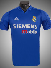 2004/2005 RMA Third Blue Retro Soccer Jersey