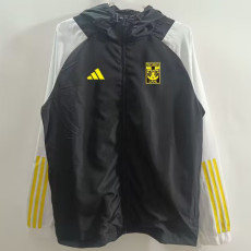 25/26  Tigres UANL Black Hooded Windbreaker