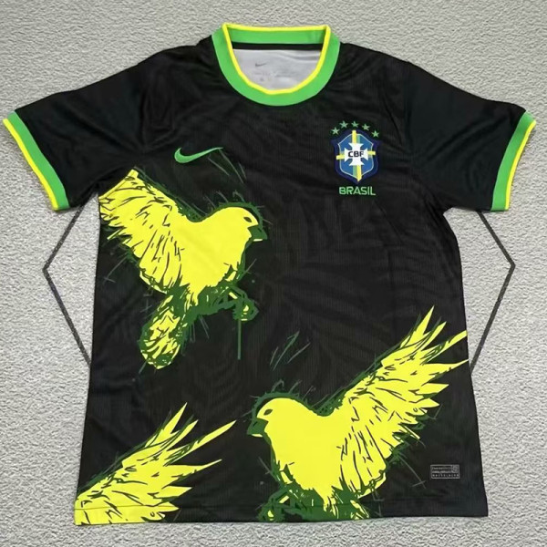 22-23 Brazil Black Heping Pigeon Edition  Fans Soccer Jersey