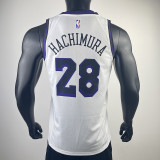 22/23 LAKERS HACHIMURA #28 White City Edition Top Quality Hot Pressing NBA Jersey