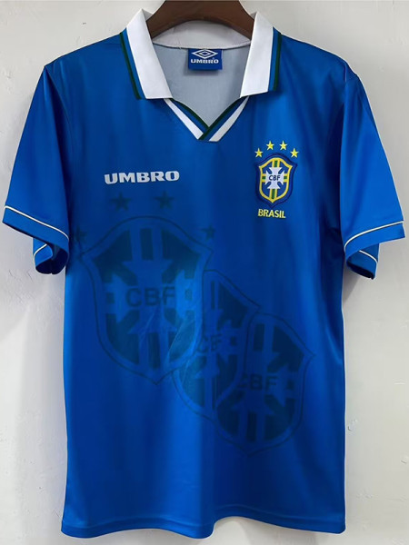 1994-1995 Brazil Away Retro Soccer Jersey