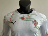 25-26 Portugal Away Long Sleeve Player Version Soccer Jersey