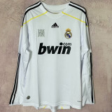 2009/2010 RMA Home Long Sleeve Retro Soccer Jersey (长袖)