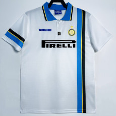 1997/1998 INT Away White Retro Soccer Jersey