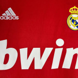 2011/2012 RMA Away Red Long Sleeve Retro Soccer Jersey (长袖)