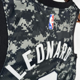 Sa Spurs LEONARD #2 Camouflage Top Quality Hot Pressing NBA Jersey