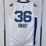 22/23 GRIZZLIES SMART #36 White Top Quality Hot Pressing NBA Jersey