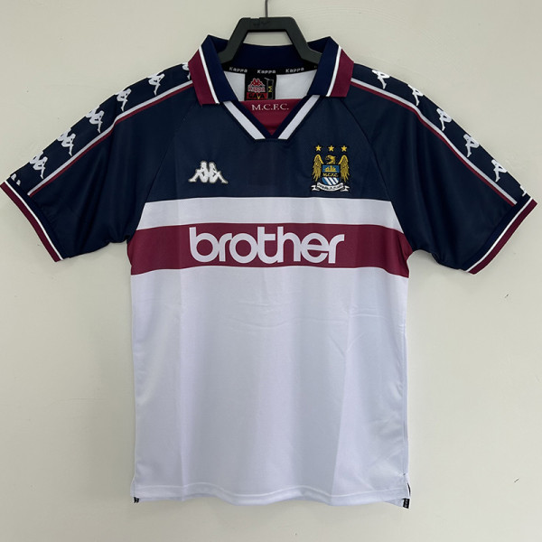 1997/1998 Man City Away Retro Soccer Jersey