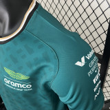 2024 F1 Aston Martin Green Racing Suit(圆领)